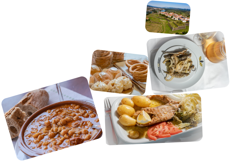 Ilustrações sobre enogastronomia