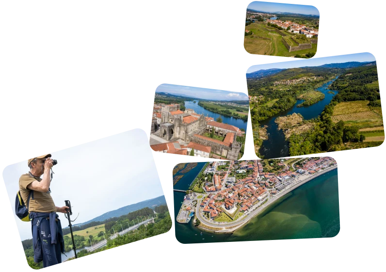 Imagens relacionada com as localidades do Rio Minho